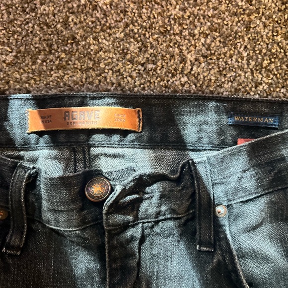 Agave Denimsmith Waterman Jeans 34 Made in USA - Picture 2 of 5